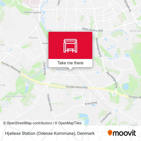 Hjallese Station (Odense Kommune) map