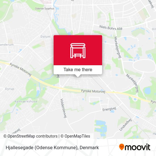 Hjallesegade (Odense Kommune) map
