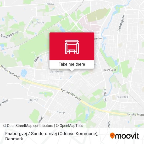 Faaborgvej / Sanderumvej (Odense Kommune) map