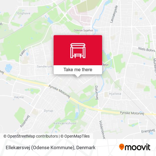Ellekærsvej (Odense Kommune) map