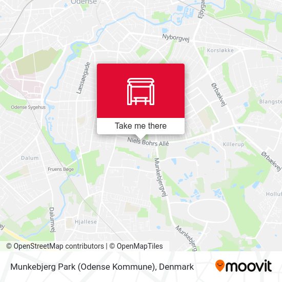 Munkebjerg Park (Odense Kommune) map