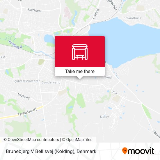 Brunebjerg V Bellisvej (Kolding) map