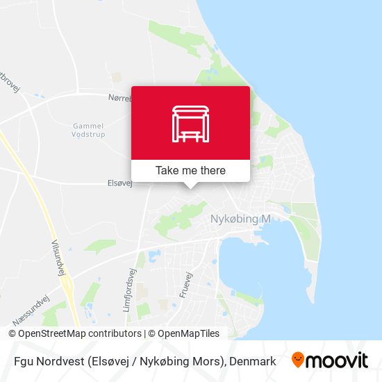 Fgu Nordvest (Elsøvej / Nykøbing Mors) map