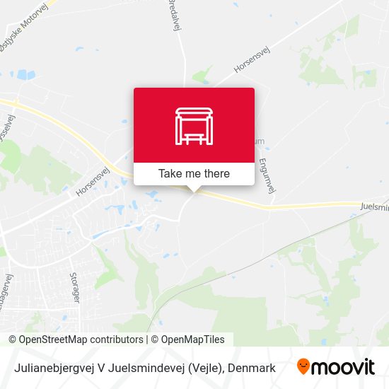Julianebjergvej V Juelsmindevej (Vejle) map