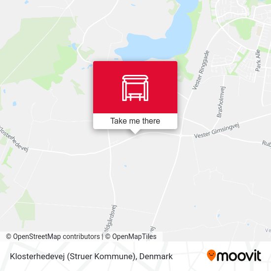 Klosterhedevej (Struer Kommune) map