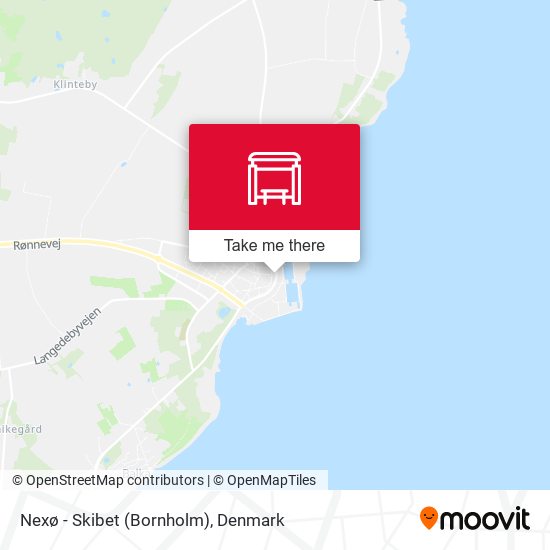 Nexø - Skibet (Bornholm) map