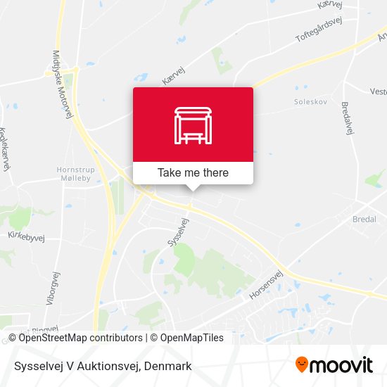 Sysselvej V Auktionsvej map
