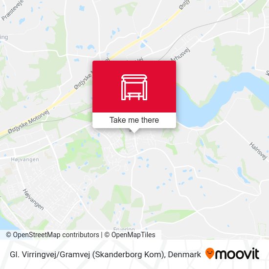Gl. Virringvej / Gramvej (Skanderborg Kom) map