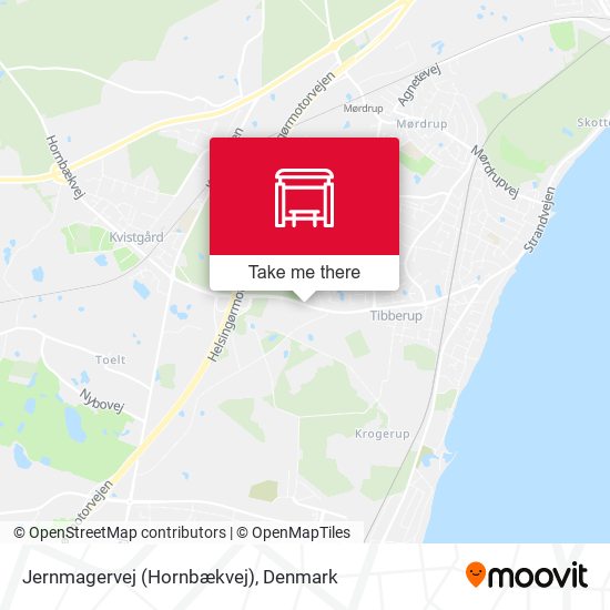 Jernmagervej (Hornbækvej) map
