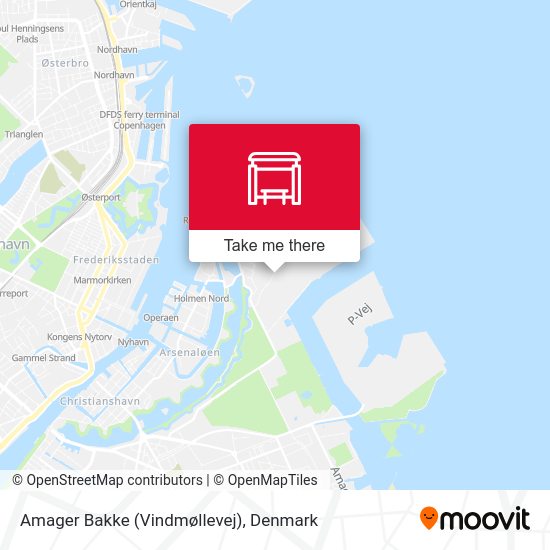 Amager Bakke (Vindmøllevej) map