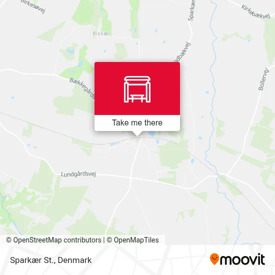 Sparkær St. map