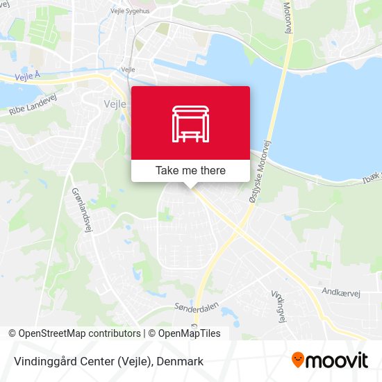 Vindinggård Center (Vejle) map