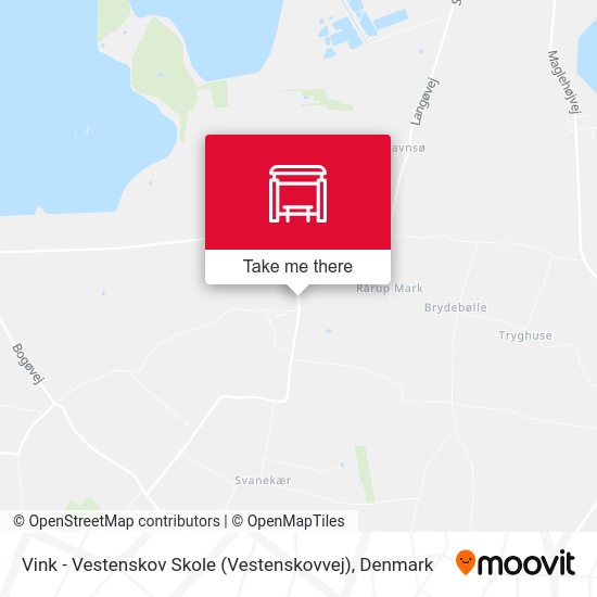 Vink - Vestenskov Skole (Vestenskovvej) map