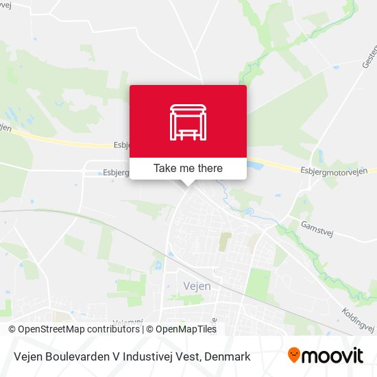 Vejen Boulevarden V Industivej Vest map