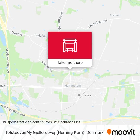 Tolstedvej / Ny Gjellerupvej (Herning Kom) map