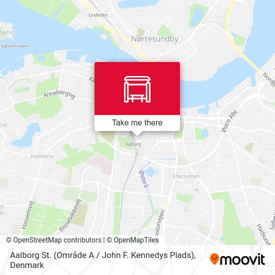 Aalborg St. (Område A / John F. Kennedys Plads) map