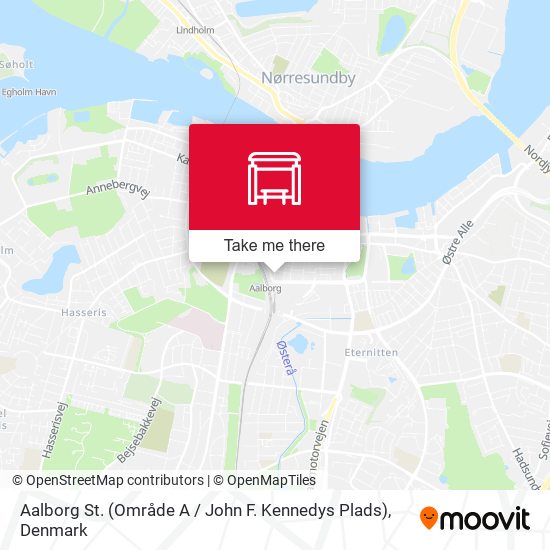 Aalborg St. (Område A / John F. Kennedys Plads) map