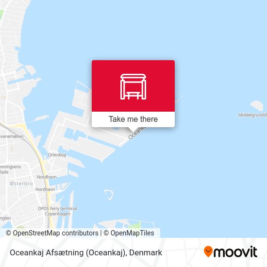Oceankaj Afsætning map