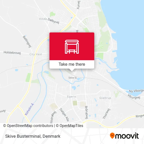 Skive Busterminal map