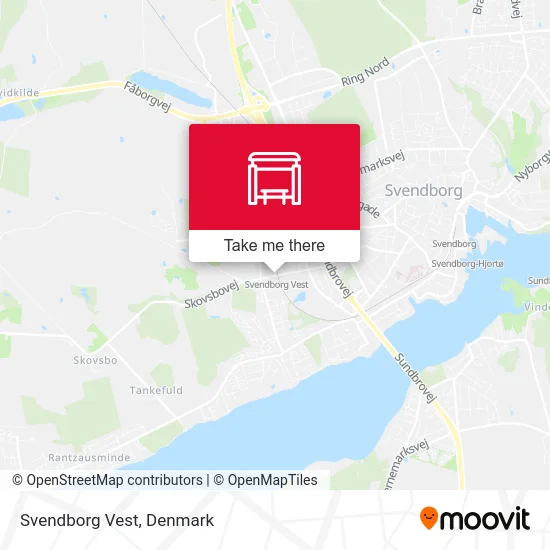 Svendborg Vest map
