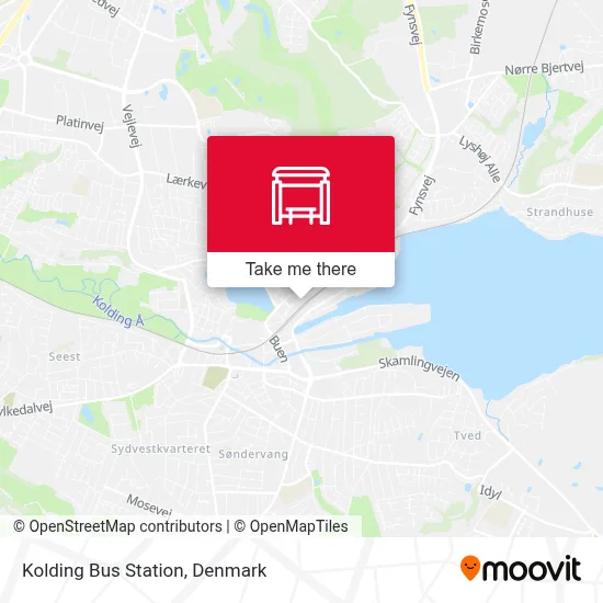 Kolding Bus Station map