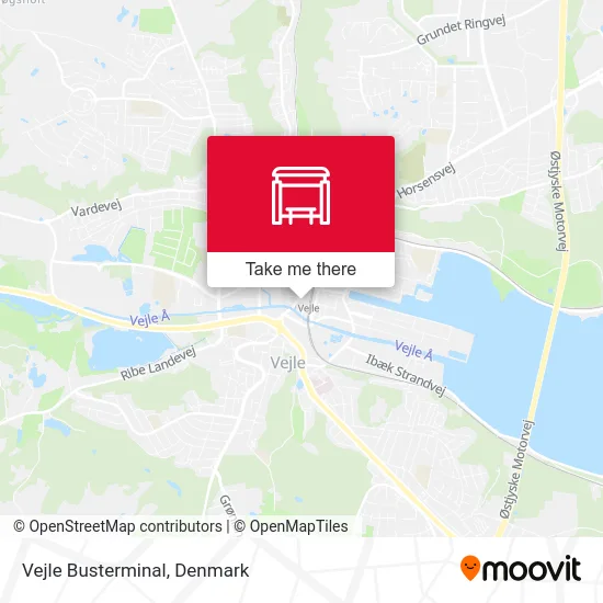 Vejle Busterminal map