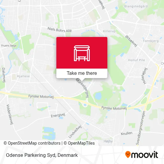 Odense Parkering Syd map