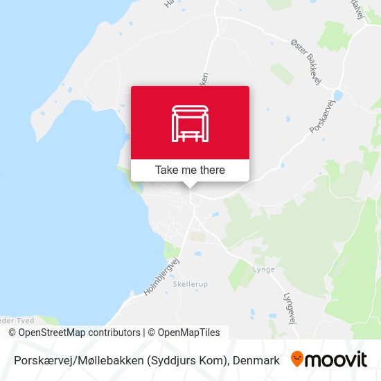 Porskærvej / Møllebakken (Syddjurs Kom) map