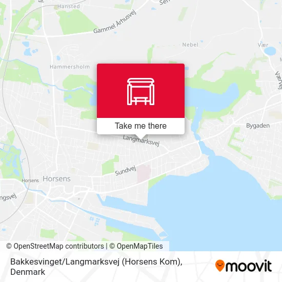 Bakkesvinget / Langmarksvej (Horsens Kom) map