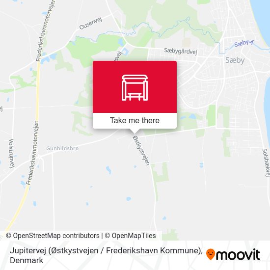 Jupitervej (Østkystvejen / Frederikshavn Kommune) map