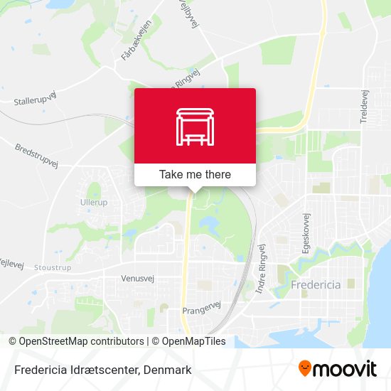 Fredericia Idrætscenter map