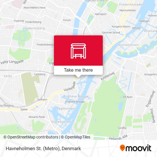 Havneholmen St. (Metro) map