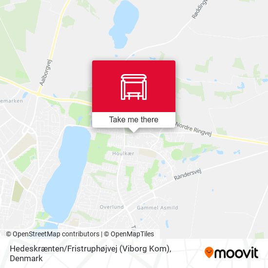 Hedeskrænten / Fristruphøjvej (Viborg Kom) map