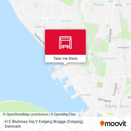 H E Bluhmes Vej V Esbjerg Brygge map