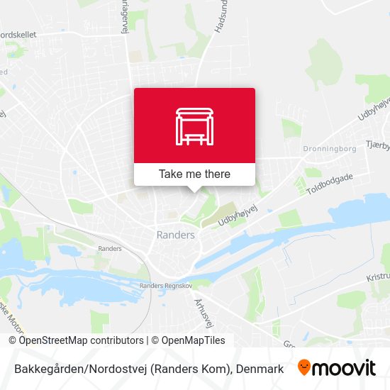 Bakkegården / Nordostvej (Randers Kom) map