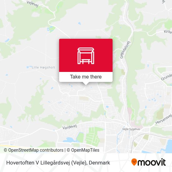 Hovertoften V Lillegårdsvej (Vejle) map