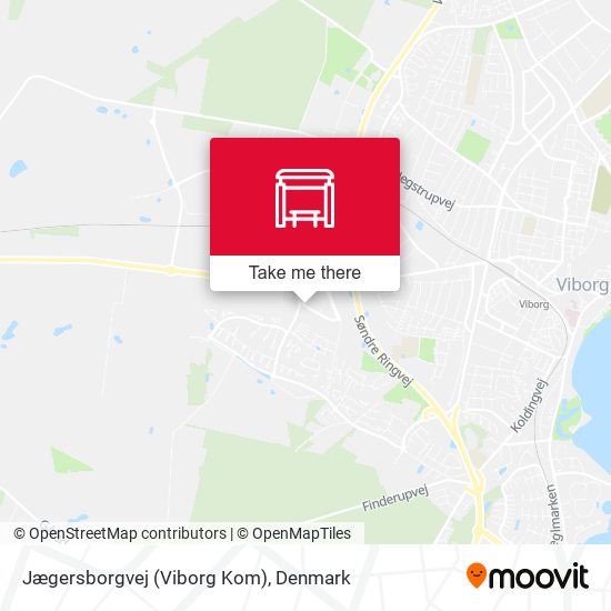 Jægersborgvej (Viborg Kom) map