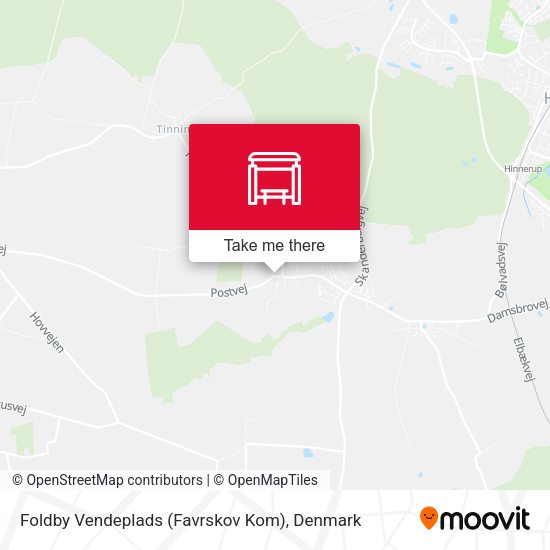 Foldby Vendeplads (Favrskov Kom) map