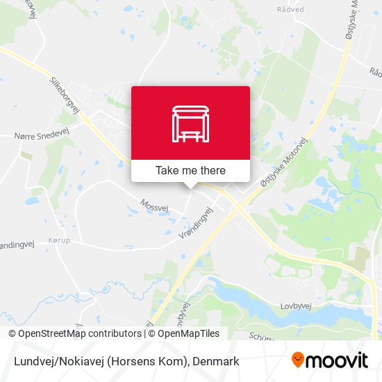 Lundvej/Nokiavej (Horsens Kom) map