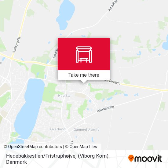Hedebakkestien / Fristruphøjvej (Viborg Kom) map