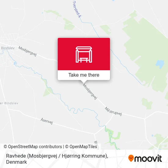 Ravhede (Mosbjergvej / Hjørring Kommune) map