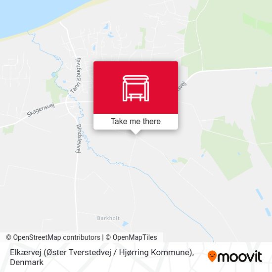Elkærvej (Øster Tverstedvej / Hjørring Kommune) map