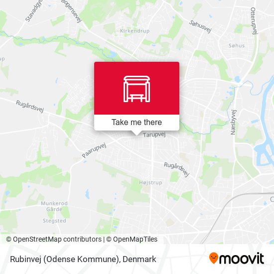Rubinvej (Odense Kommune) map