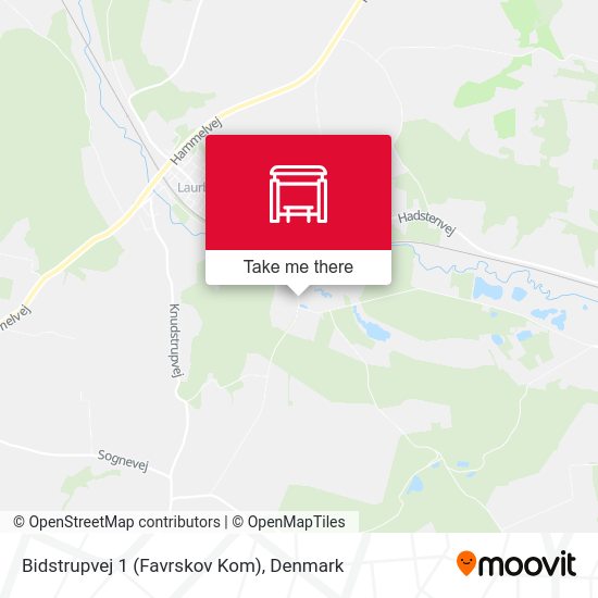 Bidstrupvej 1 (Favrskov Kom) map