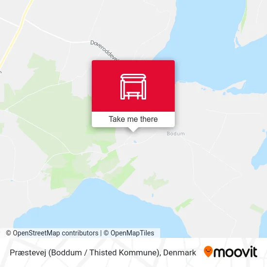 Præstevej (Boddum / Thisted Kommune) map