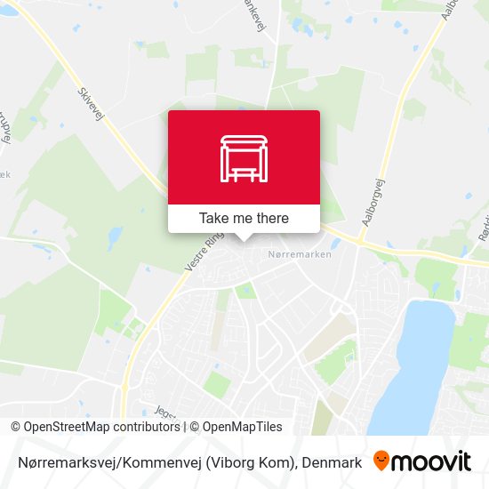 Nørremarksvej / Kommenvej (Viborg Kom) map