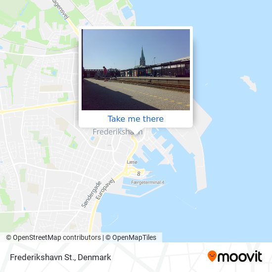 Frederikshavn St. map