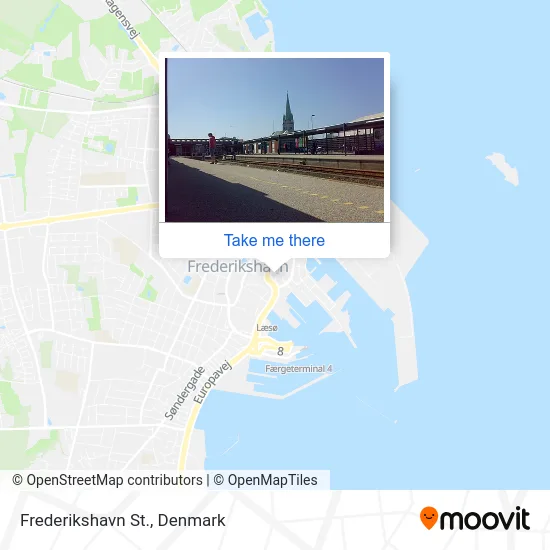 Frederikshavn St. map