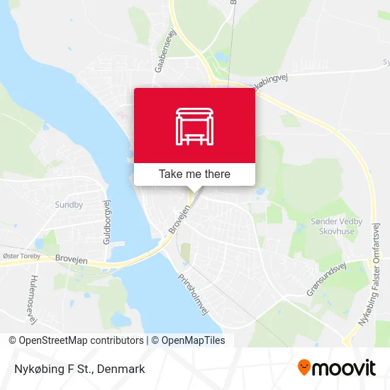 Nykøbing F St. map