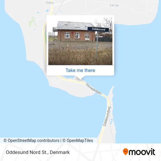 Oddesund Nord St. map